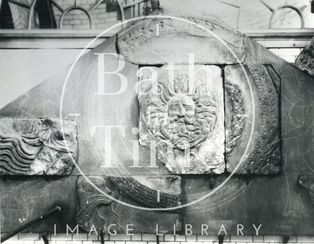 Gorgon's Head - Roman Temple, Roman Baths, Bath c.1907