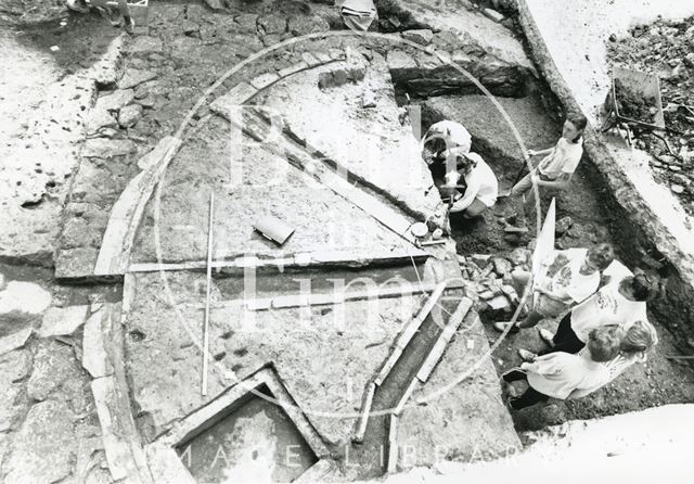 Excavations at Beau Street Baths, Bath 1989