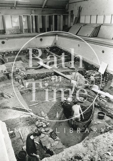 Excavations at Beau Street Baths, Bath 1989