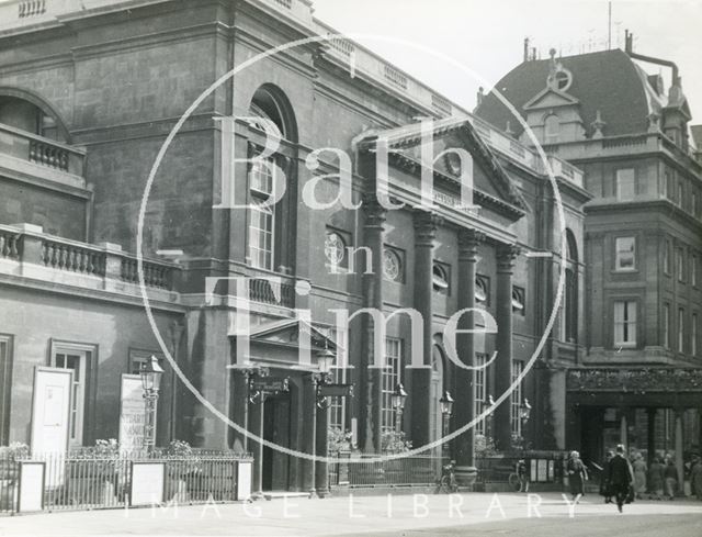 Pump Room Exterior from Abbey Church Yard, Bath c.1930