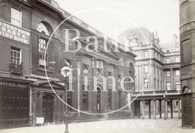 The Pump Room, Abbey Church Yard and the Grand Pump Room Hotel, Bath c.1890