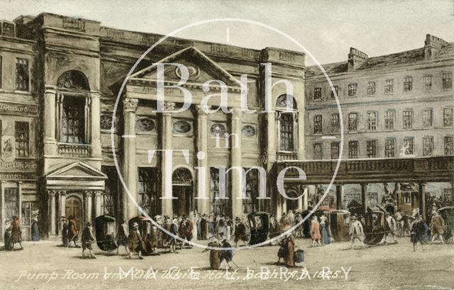 Pump Room and the Old White Hart, Bath c.1825 1903