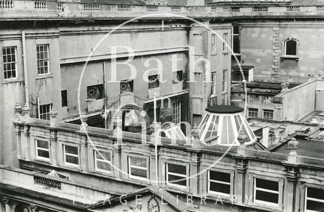 Pump Room, view of roofing (Stall Street), Bath 1969