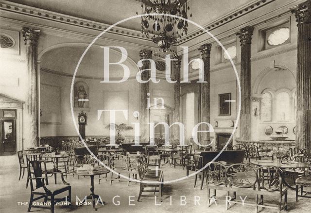 Interior of the Grand Pump Room, Bath c.1910