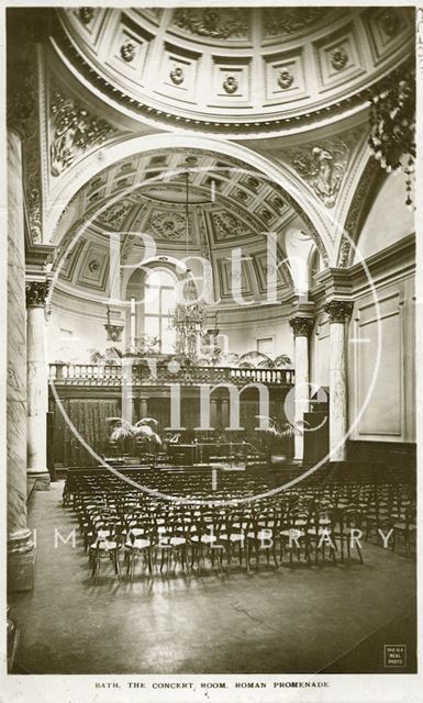 Concert Room, Pump Room (interior looking north), Bath c.1920?