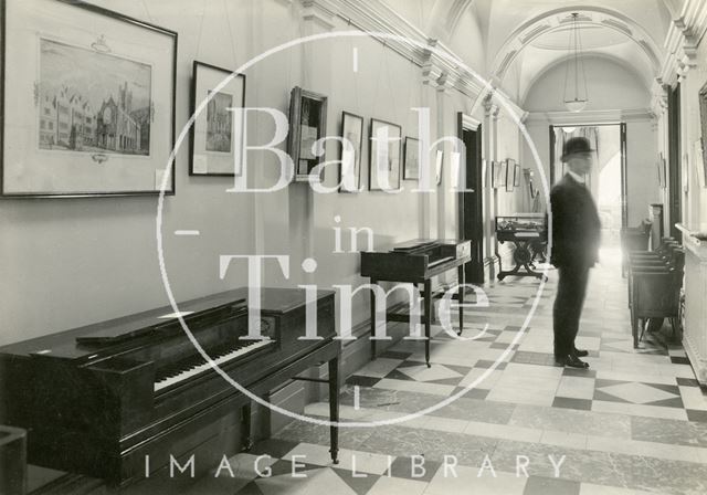 View in the corridor during Music Festival, Pump Room, Bath 1929