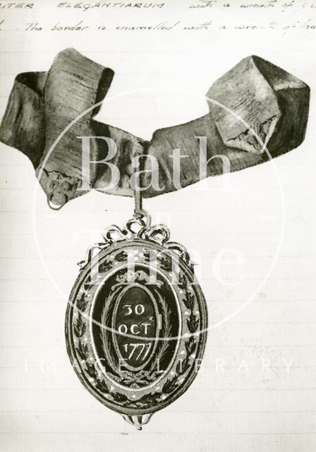 Drawing of the Pump Room Master of the Ceremonies Badge 1777