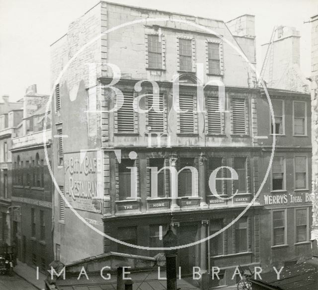 Old Bath Chronicle office, St. James's Street (South), Bath c.1920