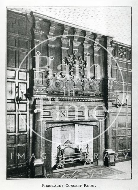 Abbey Church House fireplace, Bath c.1920? 