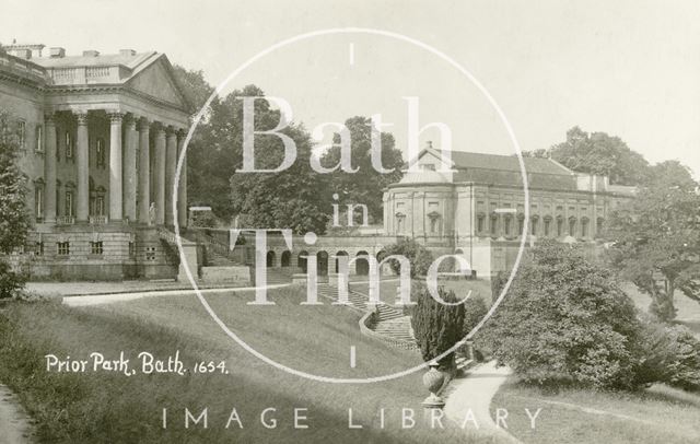 Prior Park - general view looking southwest, Bath c.1916