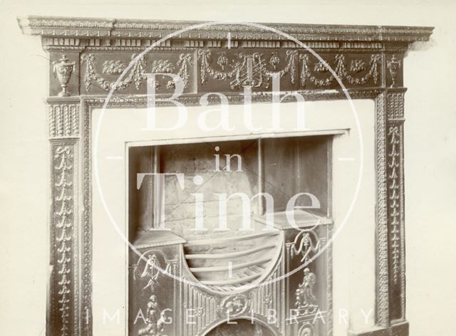 Fireplace, 16, Argyle Street, Bath c.1903