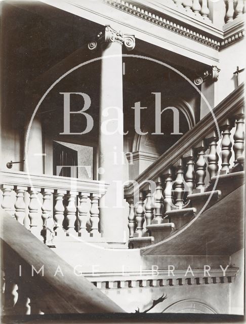 West wing staircase, Prior Park, Bath c.1903