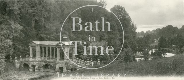 Prior Park - Palladian Bridge, Bath 1905