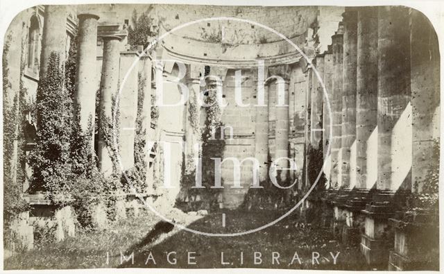 Prior Park. Interior of the chapel before restoration, Bath c.1870