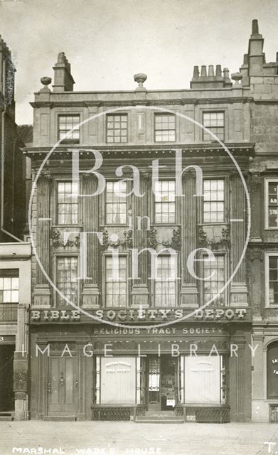 Marshal Wade's House, 14, Abbey Church Yard, Bath c.1905