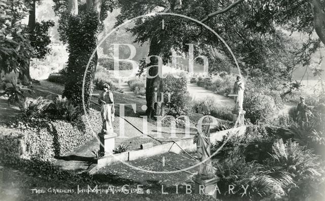 The gardens, Widcombe Manor, Bath c.1930