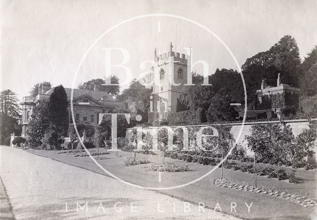 Widcombe Manor, Gardens and Church, Bath c.1890