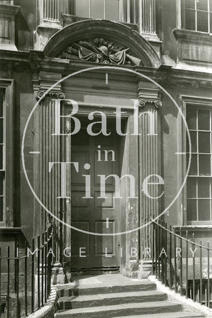 Doorway of General Wolfe's house, 5, Trim Street, Bath c.1930?