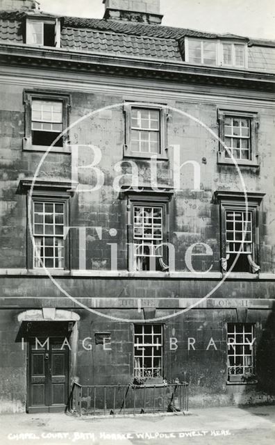 Horace Walpole's House, Chapel Court, Bath c.1930