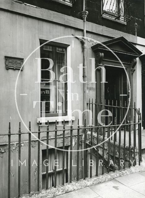 House of Admiral Lord Nelson, 2, Pierrepont Street (Place), Bath c.1960?