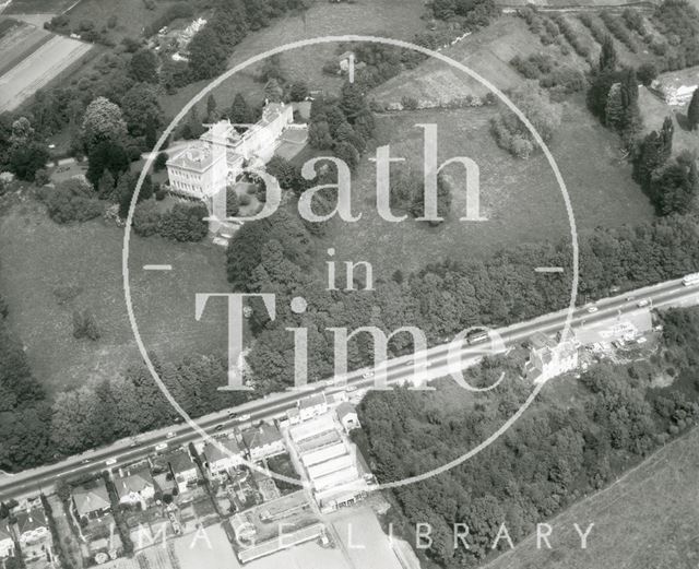 Aerial view of Bailbrook House 1969