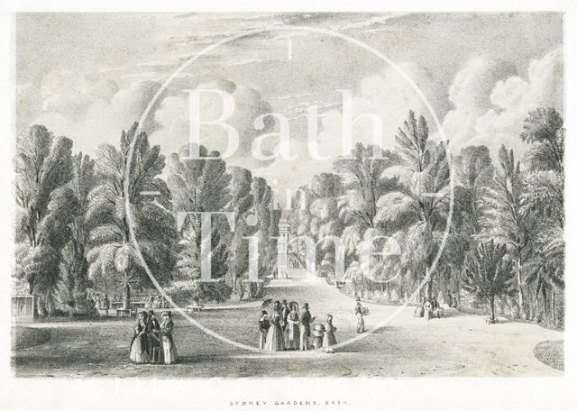 Sydney Gardens, Bath c.1840