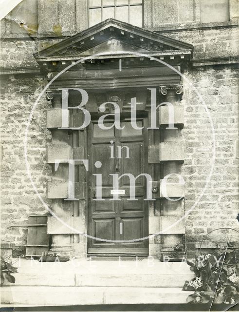 Doorway, Eagle House, Batheaston c.1903