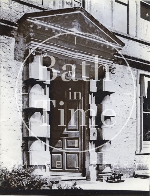 Doorway, Eagle House, Batheaston c.1903