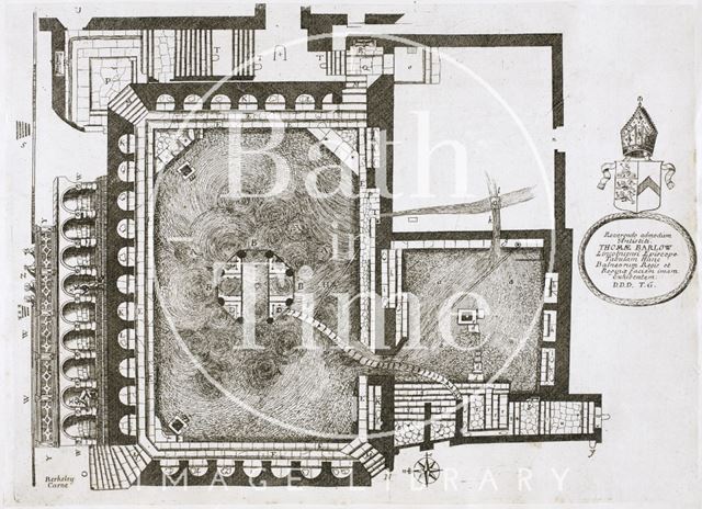 Plan of the King's and Queen's Bath, Bath 1691