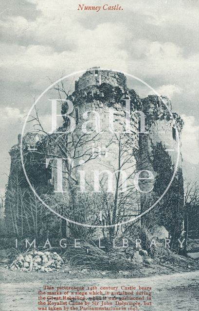 Nunney Castle, Somerset c.1920