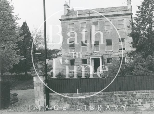 Montague House, Lambridge, Larkhall, Bath 1975