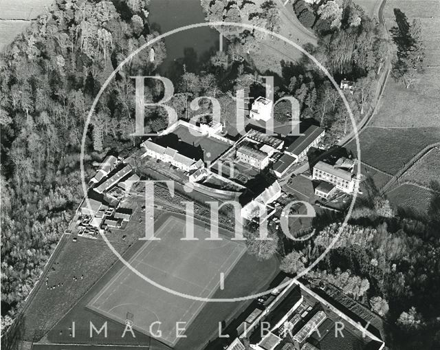 Aerial view of Newton Park College, Newton St. Loe 1975