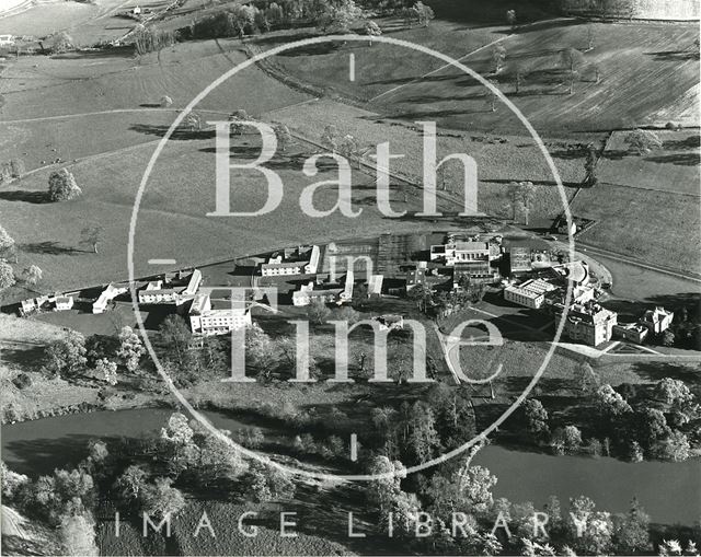 Aerial view of Newton Park College, Newton St. Loe 1975