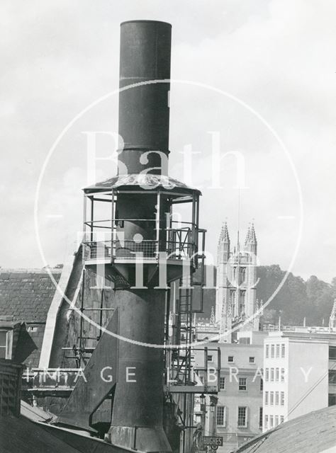 Bath Electric Light Works, Steel Chimney c.1970?