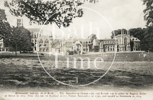 Downside Abbey, Somerset c.1910