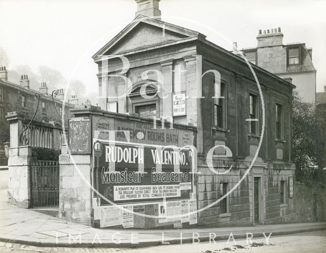 Temperance Hall, on the corner of St. Mark's Road and Claverton Street, Bath 1924