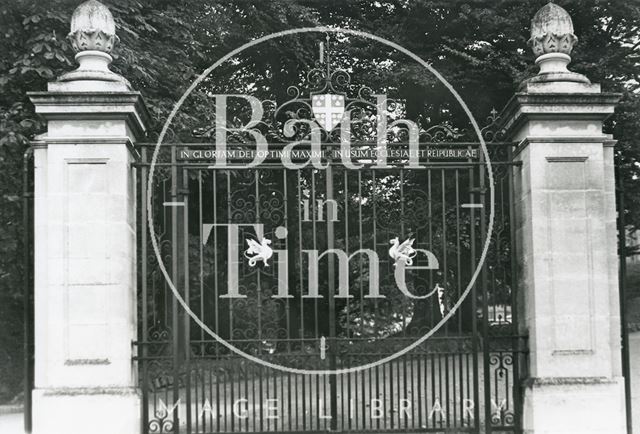 Gateway to Kingswood School, Bath 1969