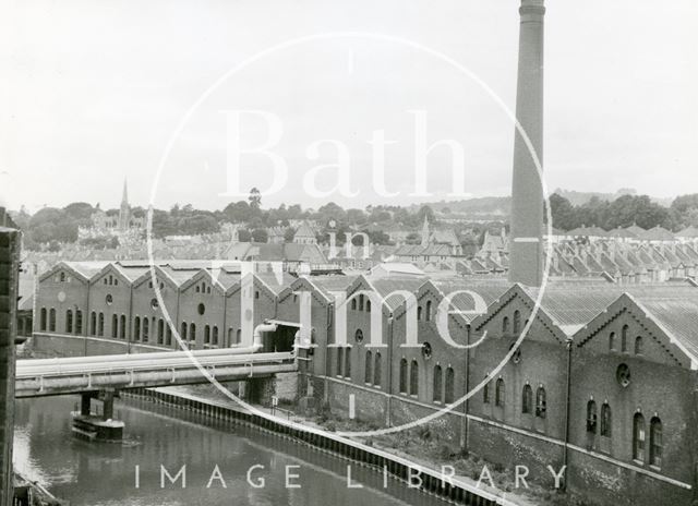 Bath Gas Works, oldest retort house 1971