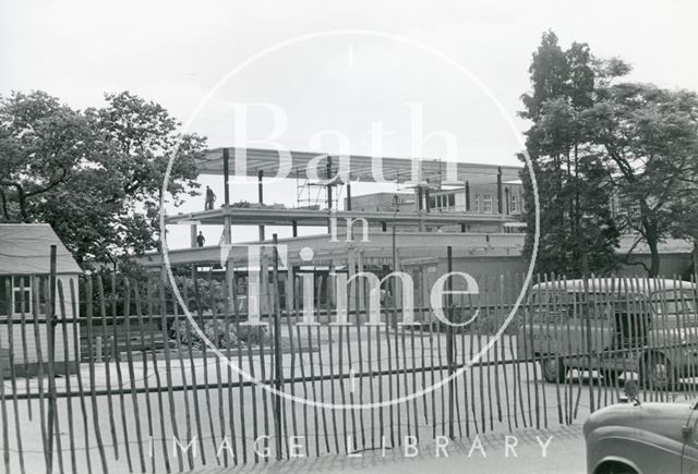 Combe Park Manor Hospital New Centre under construction, Bath c.1906