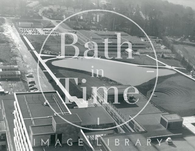 Aerial view of Bath University of Technology 1971