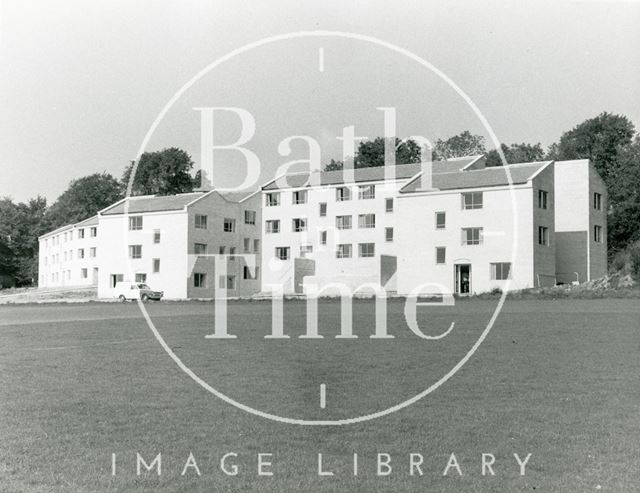 New students residential block at Bath University 1974