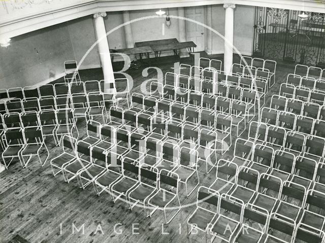 The Octagon seating, Bath 1968