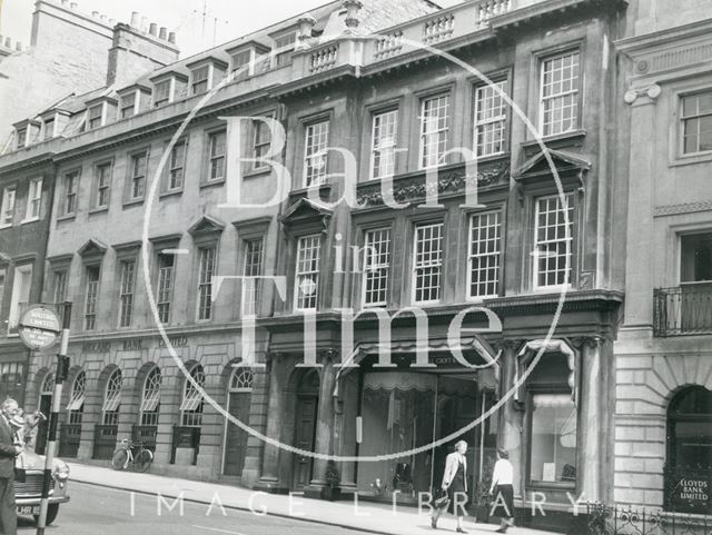 The Octagon exterior entrance, Milsom Street, Bath c.1950