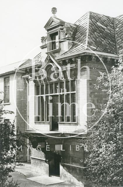 Hayesfield School, Bath - main entrance c.1960