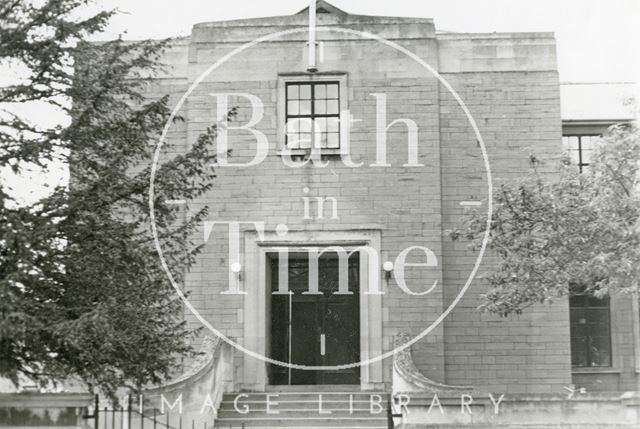 Hayesfield School, Bath - left-hand entrance c.1960