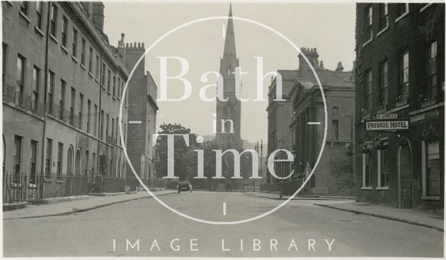 Henry Street looking towards Pierrepont Street, Bath c.1915