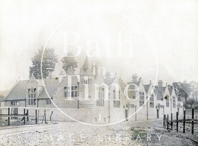 A very early photograph of South Twerton School, Bath c.1890