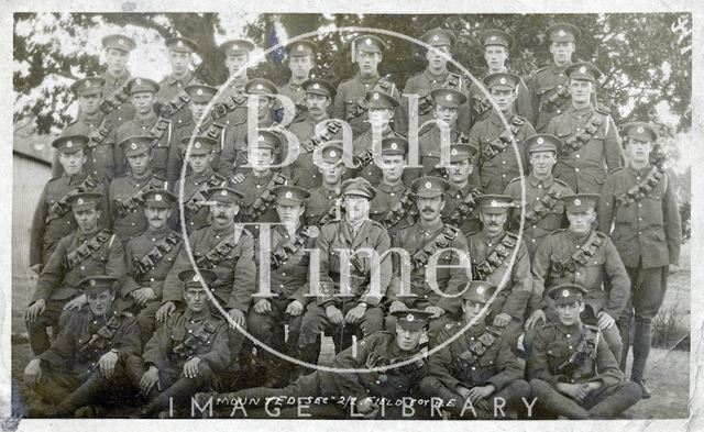 Mounted Section of 2nd Wessex Royal Engineers, Bath c.1915