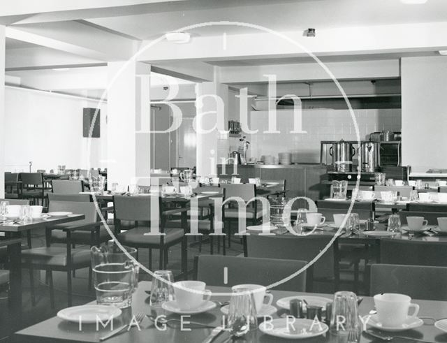 Y.M.C.A. new building interior, Broad Street Place, Bath 1973