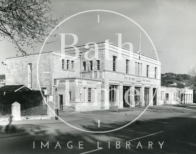 Bath Fire Station, Cleveland Bridge, Bathwick Street, Bath c.1980